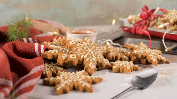 istock Christmas cookies on kitchen countertop 2187000083