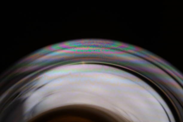 Matte abstract, metallic liquid, minimalism, line of light, silver on black