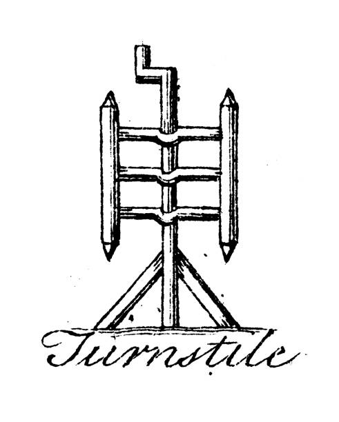Heraldry, coat of arms elements and families: Turnstile