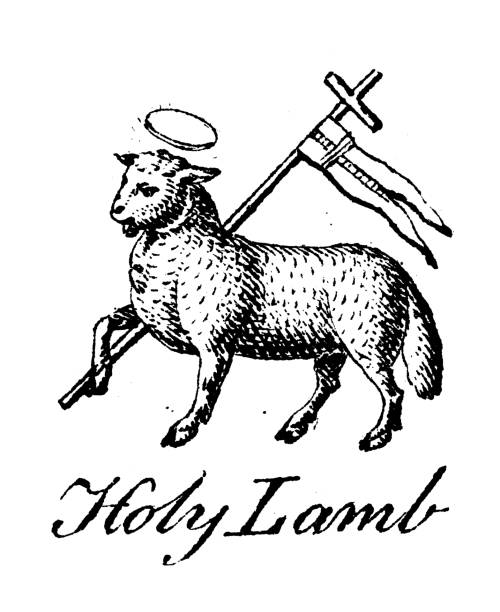 Heraldry, coat of arms elements and families: Holy lamb