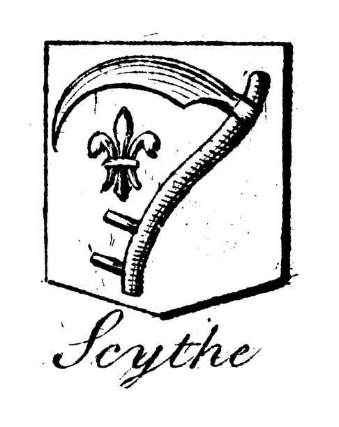 Heraldry, coat of arms elements and families: Scythe