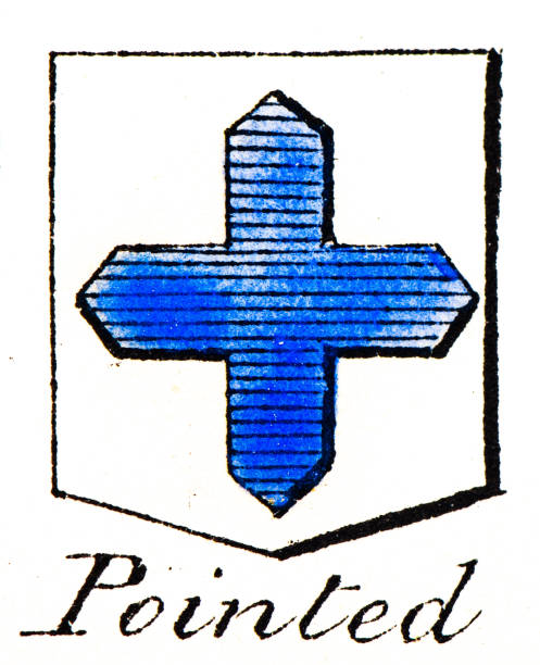 istock Heraldry, coat of arms elements and families: Pointed 2187010269