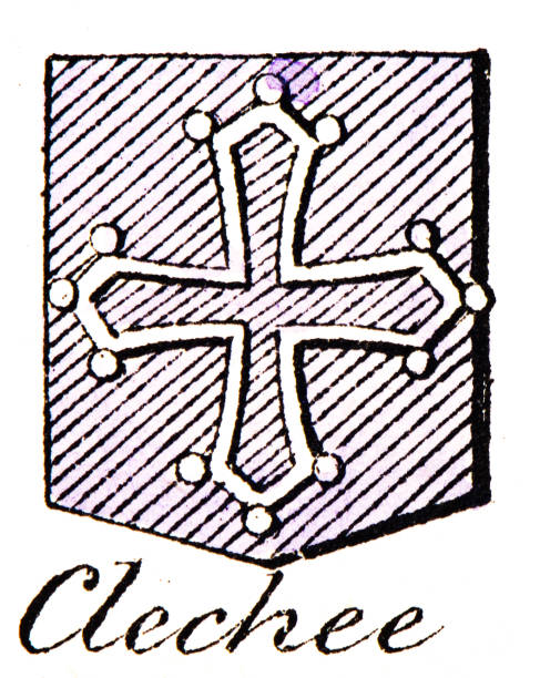 istock Heraldry, coat of arms elements and families: Clechee 2187010550