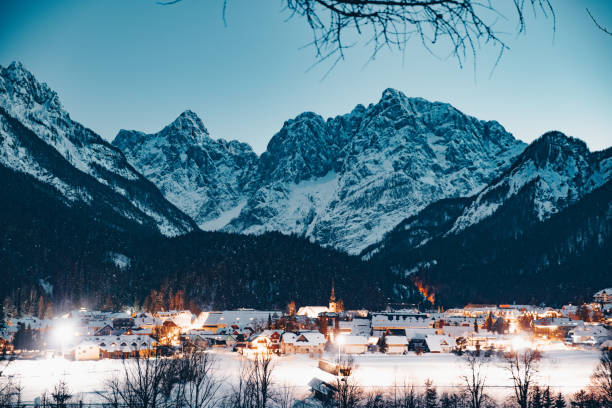 istock Kranjska Gora Winter Nightscape 2187016579