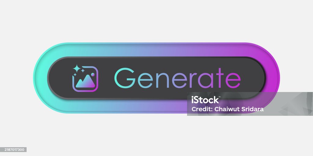 Generate Ai Button User Interface Artificial Intelligence Ui Ux Design ...