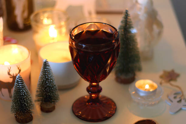 istock Holiday Decorations, Snacks, Drinks And Candles 2187018940
