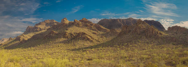istock Stunning Panoramic View of Desert Mountain Landscape 2187020014
