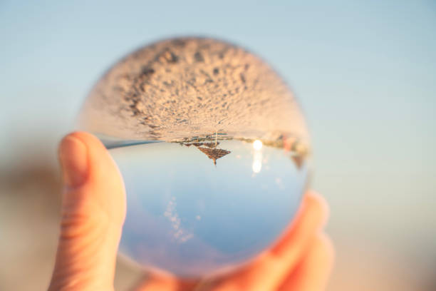 Izmir, Turkey - August 16, 2015: Glass ball and people on a passenger ship.