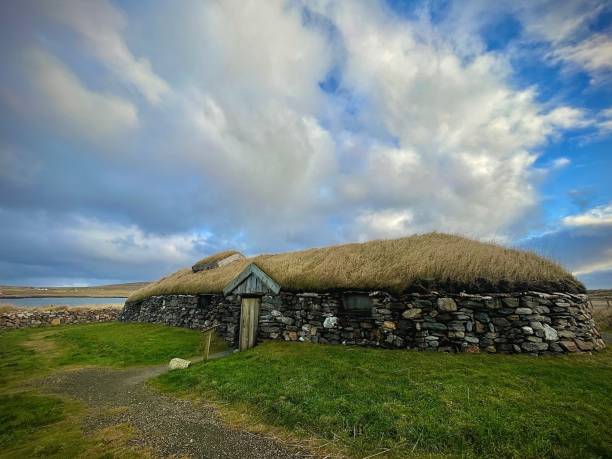 istock Shetland Viking long house 2187025098