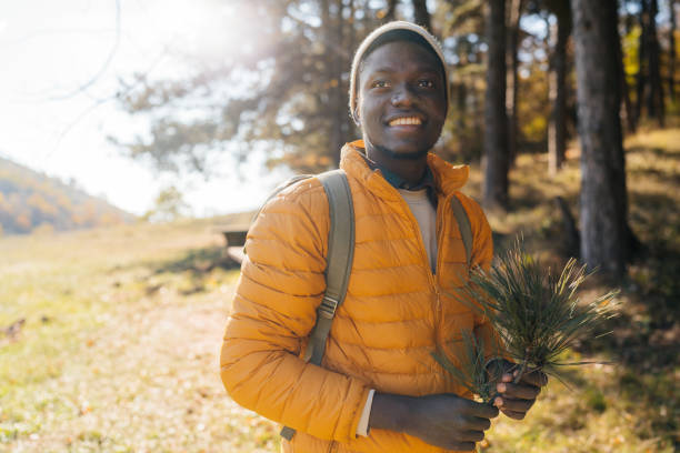 istock Young black man  having a hike and an outdoor adventure 2187030596
