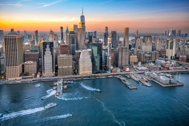 istock Manhattan's Financial District Skyline 2187034058
