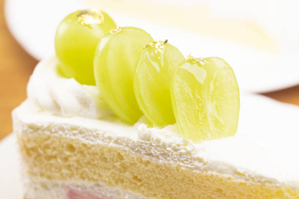 Close up of fruits cake.