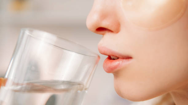 istock Healthy body beauty hydration lady ready drink 2187045044
