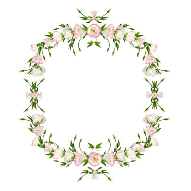 Floral arrangement for wedding invitations, holiday cards, collages, frames.