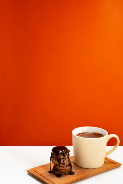 istock Hot chocolate with biscuit for winter moods 2187062815