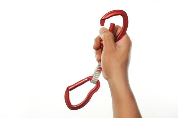 istock Close-up of climbing equipments 2187063083