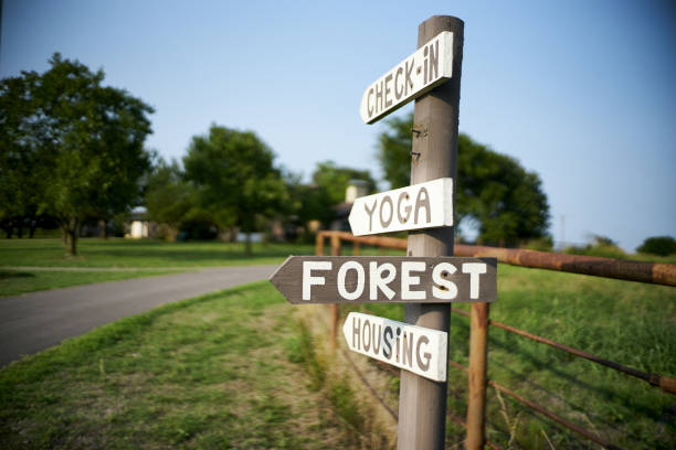 istock Visitors are welcomed by clear directional signs. 2187066472