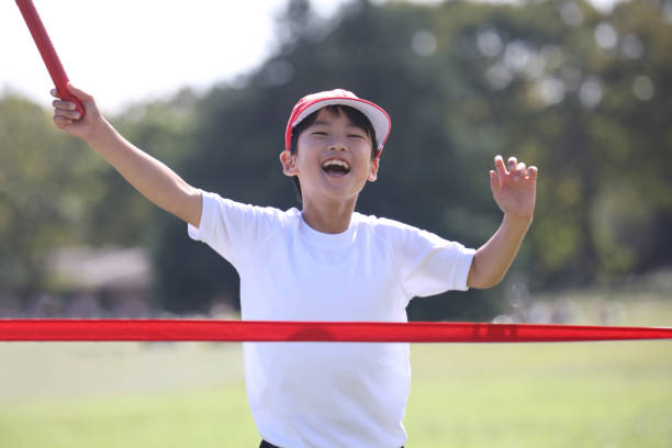 istock Running boy sports day image 2187069808