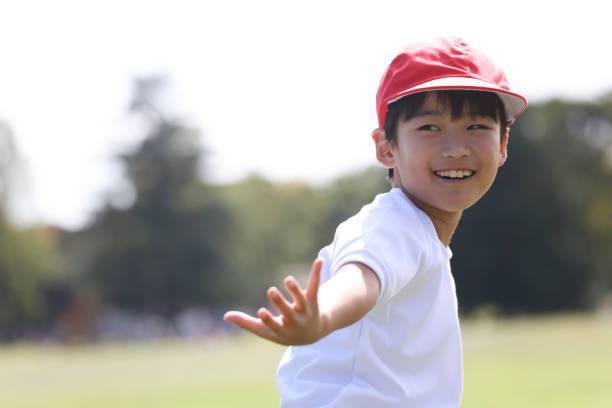 istock Running boy sports day image 2187069841