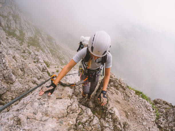 istock Mountain Climber on Rocky Terrain 2187071571
