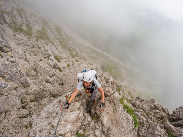 istock Mountain Climber on Rocky Terrain 2187073163