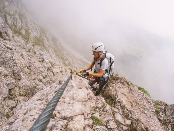istock Mountain Climber on Rocky Terrain 2187073173