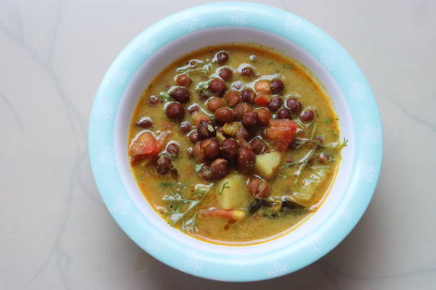 istock Kala chana masala, Indian-style black chickpea curry 2187073358