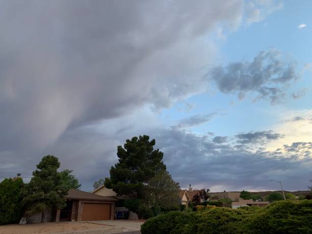 istock Stormy Sunset Over Suburbia 2187074110
