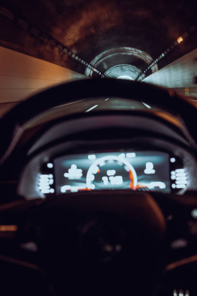 istock Driving fast inside a tunnel with a car driver point of view 2187082059