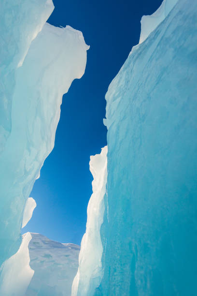 Ice bergs formations in Greenland