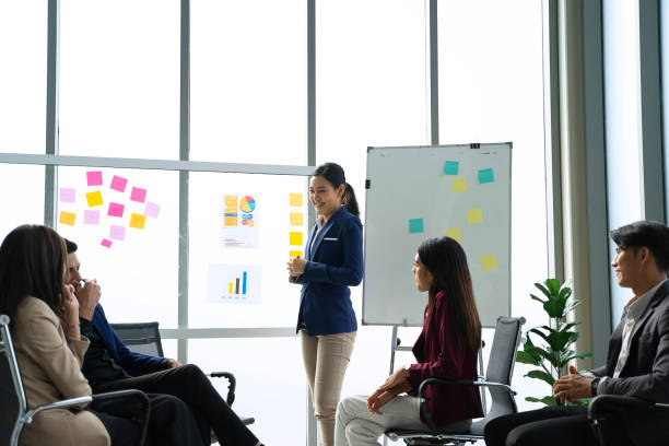 istock White collar worker are meeting at office. 2187096161
