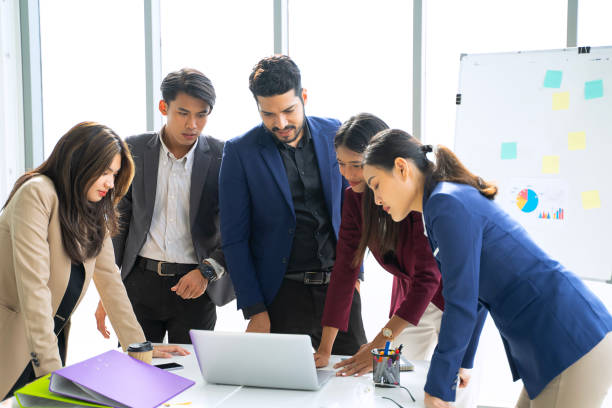istock White collar worker are meeting at office. 2187096162