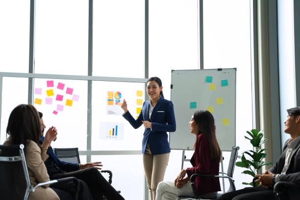 istock White collar worker are meeting at office. 2187096395