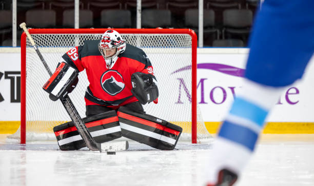 istock A Determined Goalie Guards the Net 2187096681