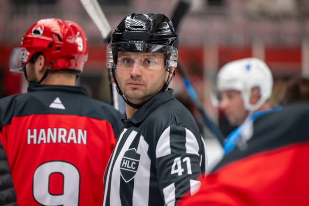 istock Portrait of an Ice Hockey Referee 2187096859