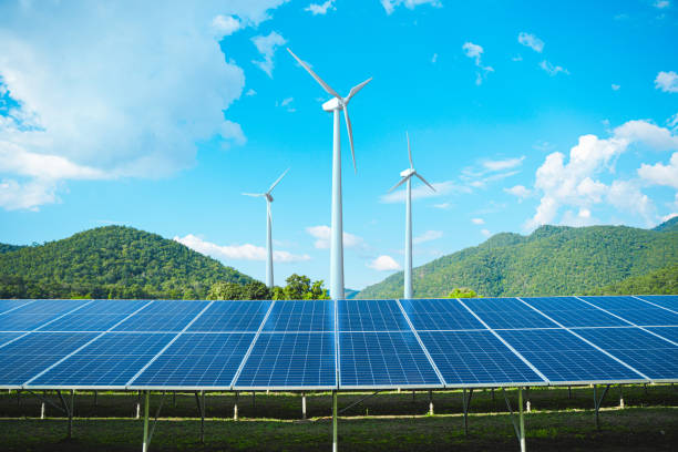 istock Solar panels are installed to blend in with the environment. Clean alternative energy concept, environment, solar power, generator. 2187100971