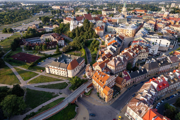 istock Lublin old town drone photo. 2187107249