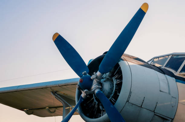 istock cockpit propeller and wing of an old vintage airplane 2187107799