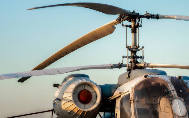 istock engine and propeller blades of an old vintage helicopter 2187107905