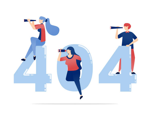 istock vector illustration of 404 Not Found. People Looking in the Direction of the 404 Text, Realizing That the Destination or Page They Are Trying to Reach Does Not Exist 2187108246