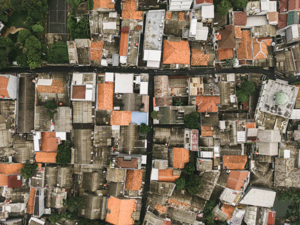 istock A densely populated residential area captured from aerial. 2187120272