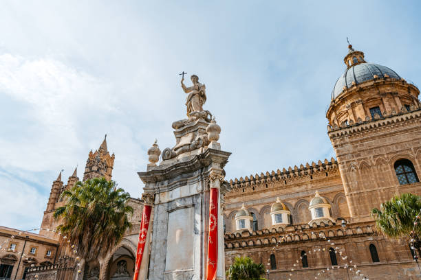 The Palermo Cathedral in Palermo in Sicily.