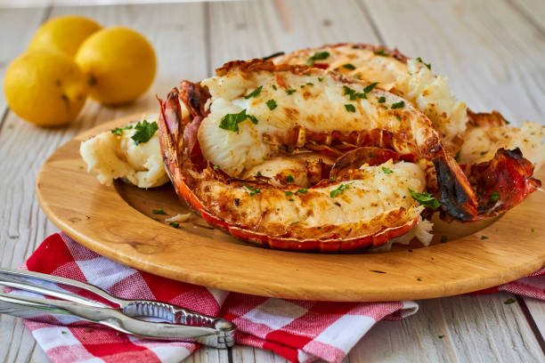 Broiled Rock Lobster Tails