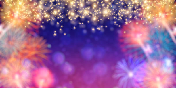 istock Sparkle Effect.Festive abstract christmas texture, golden bokeh particles and highlights on dark background. High quality photo 2187126608