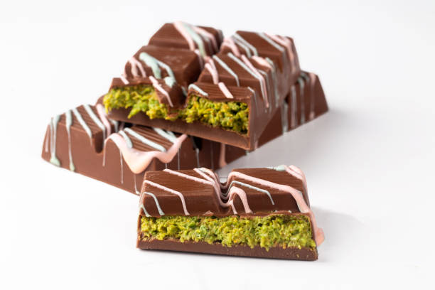 istock Trend Dubai chocolate with pistachio paste and kataifi dough. 2187131930