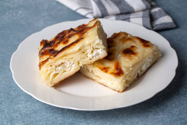 istock Delicious Turkish food; Tray pastry; (Turkish name; Su boregi) 2187134117