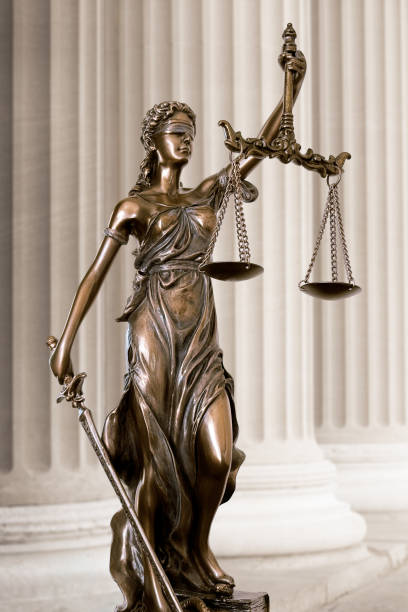 istock Lady Justice In Front Of Columns 2187134863