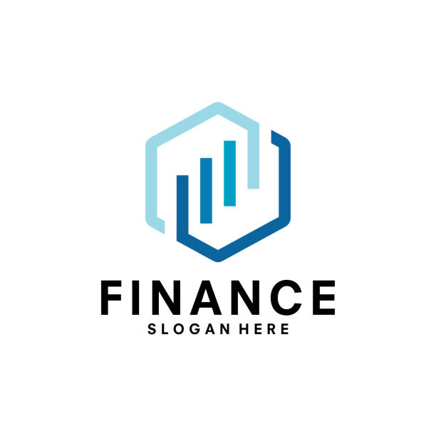 finance logo design template illustration vector