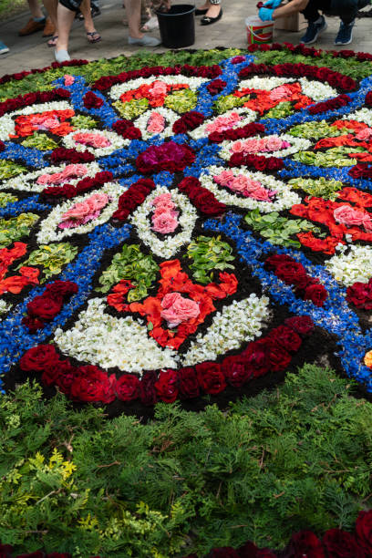 istock Flower Carpet Design in Spycimierz Poland 2187147728