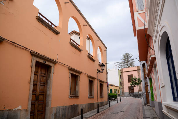 istock Colored Modern Building Windows in Las Palmas 2187151464